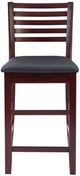Linon Torino Merlot Ladder Back Bar Stool-3