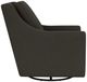 Flexsteel® Murph Gray Pewter Swivel Chair-2