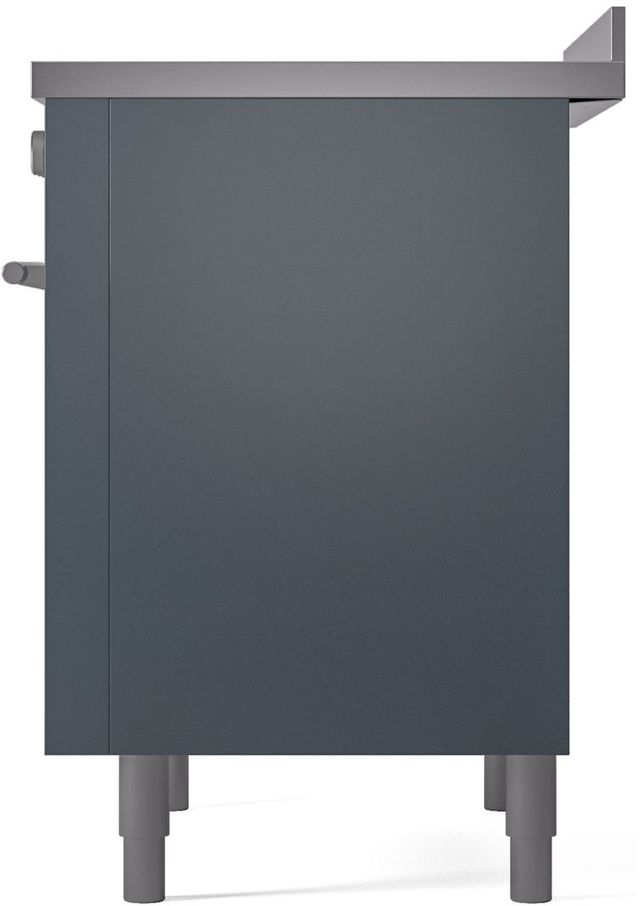 Ilve® Professional Plus II 36" Blue Grey Pro Style Induction Range-7