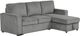 Furniture of America® Yves 2-Piece Dark Gray L-Shape Sectional-0