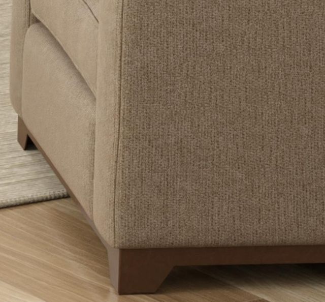 International Furniture Direct Natural Parota Brown Chair-4