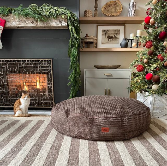CordaRoy's® Forever Brown Terry Corduroy 40" Dog Bed-1