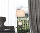 Cal® Lighting & Accessories Forssa Charcoal Grey/White Table Lamp-3