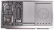 Ilve® Nostalgie II Series 48" Glossy Black Pro Style Dual Fuel Range-3