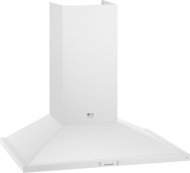 LG Studio 36” Essence White Wall Mounted Range Hood-1