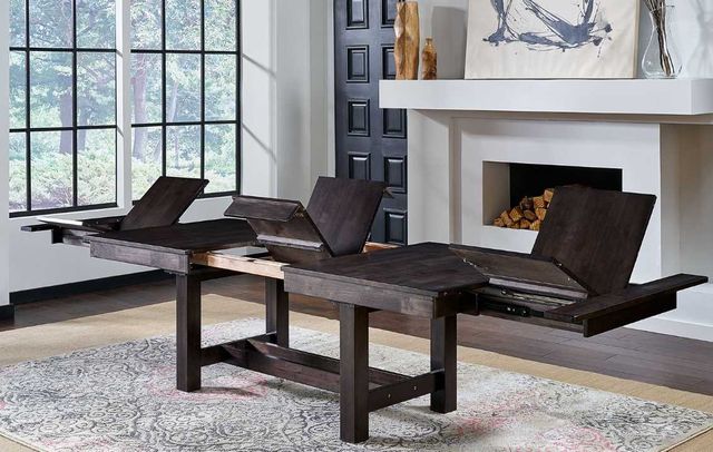 A-America® Mariposa Warm Gray Trestle Table-3