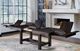 A-America® Mariposa Warm Gray Trestle Table-3
