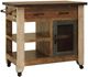 International Furniture Direct Antique Brown Kitchen Island-0