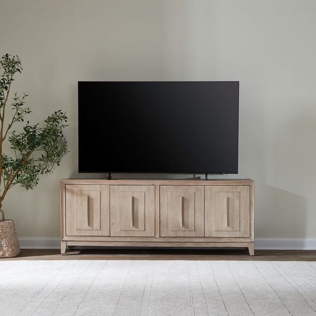 Liberty Furniture Brentwood Sandstone 78" TV Console-1
