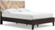 Signature Design by Ashley® Piperton 4-Piece Two-Tone Black/Brown Queen Panel Platform Bed Set-1