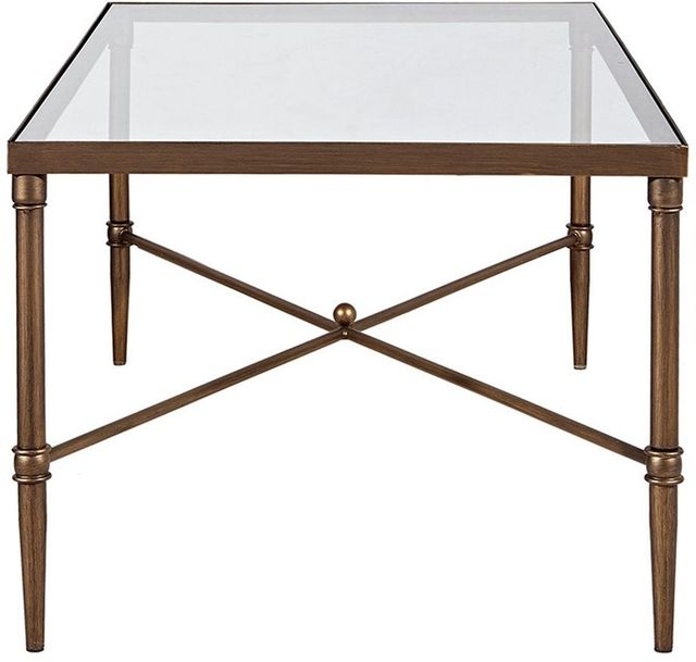 Olliix by Madison Park Signature Bronze Porter Rectangle Coffee Table-3