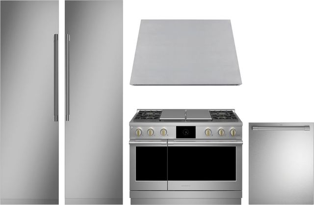 Monogram® 5 Piece Stainless Steel Dual Fuel Kitchen Package-0
