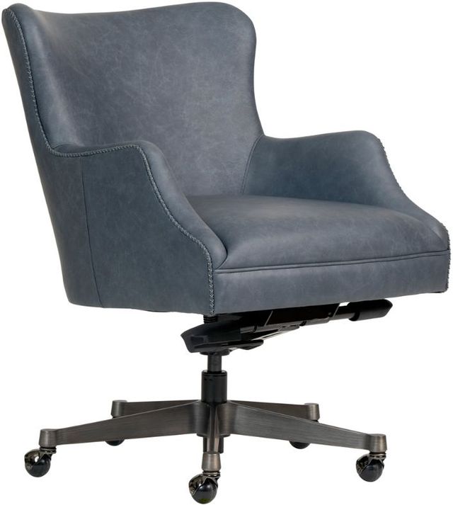 aspenhome® Blake Venetian Blue Executive Chair-0