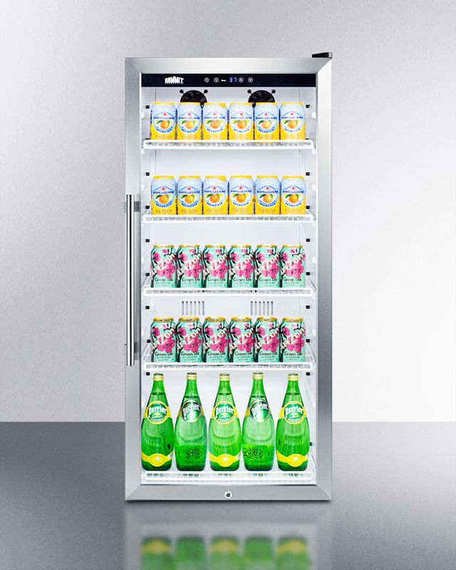 Summit® Commercial Series 9.0 Cu. Ft. Stainless Steel Beverage Center-2