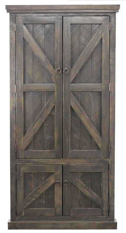 American Heartland Manufacturing Rustic Corner Pantry-0