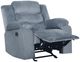 New Classic® Home Furnishings Willow Gray Manual Glider Recliner-3