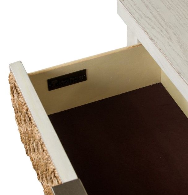 Liberty Furniture Modern Farmhouse White Accent Nightstand-4