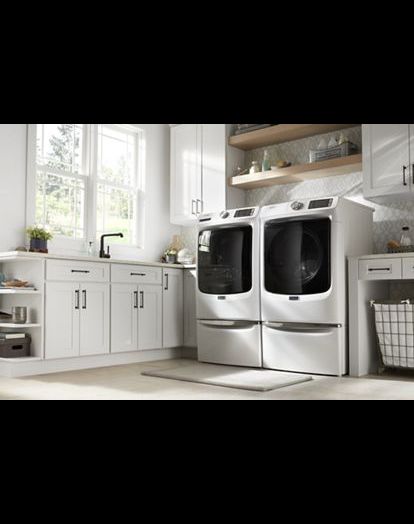 Maytag® 7.3 Cu. Ft. White Electric Dryer-7