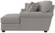 Jackson Furniture Livingston 3-Piece Linen Right Arm Facing Sectional and Chaise-2