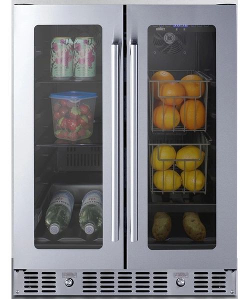 Summit® 24" 4.6 Cu. Ft. Stainless Steel Beverage Center-3
