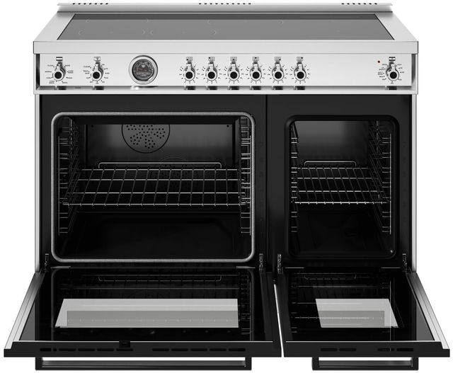Bertazzoni Professional Series 48" Fingerprint Resistant Stainless Steel Pro Style Induction Range-1