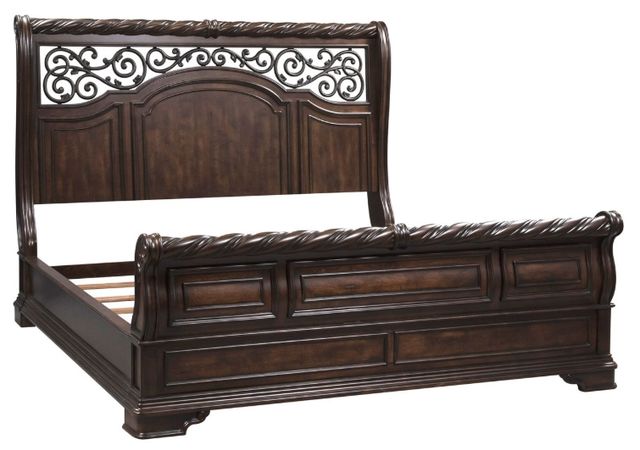 Liberty Furniture Arbor Place Brownstone King Sleigh Bed-0