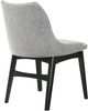 Armen Living Azalea 2-Piece Black/Gray Dining Side Chair Set-4