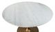 Zuo® Modern Ithaca White Dining Table with Gold Base-2