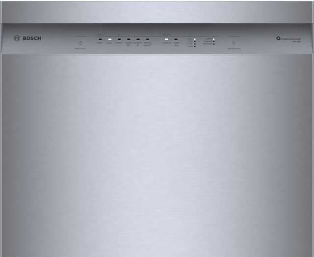 Bosch® 300 Series 24" Stainless Steel Front Control Built In Dishwasher-4