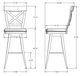 Amisco Customizable Kyle Swivel Bar Stool-1