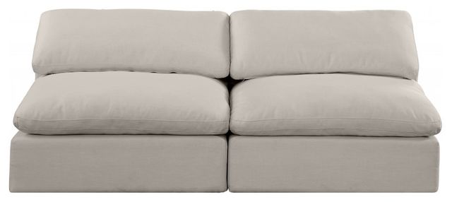 Meridian Furniture Comfy 2-Piece Beige Sofa-1