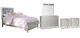 Signature Design by Ashley® Olivet 5-Piece Silver Twin Panel Bed Set-0
