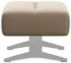 Stressless® by Ekornes® Customizable Stella Medium Ottoman with Steel Legs-3