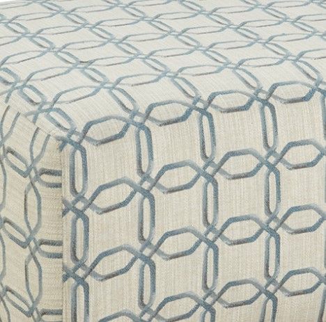 American Wholesale Furniture Lyla Doe Lisa Denim Accent Ottoman-1