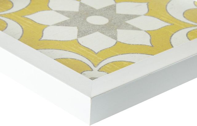 Olliix by Madison Park Yellow Set of 3 Tuscan Tiles Framed Gel Coated Paper Prints-3