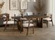 International Furniture Direct Zaphiro Brown Rectangular Dining Table-1