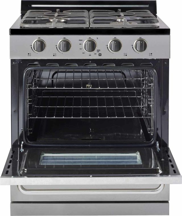 Unique® Appliances Off-Grid 30” Stainless Steel Freestanding Gas Range-2