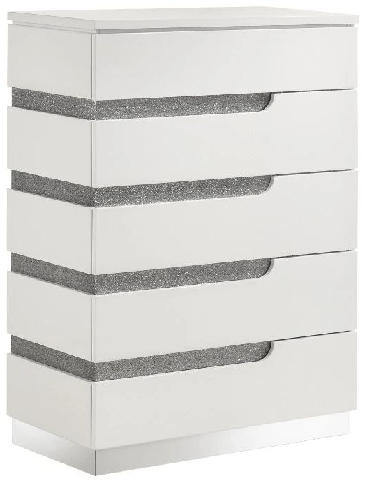 New Classic® Home Furnishings Paradox White Chest-0