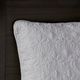 Olliix by Madison Park Grey Queen Quebec Reversible Bedspread Set-4