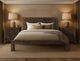 International Furniture Direct Atenas Dark Brown Queen Panel Bed-2
