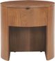 Moe's Home Collection Theo Brown 1-Drawer Nightstand-2