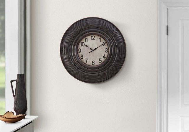 Monarch Specialties Inc. Antique Brown 20" Wall Clock-2