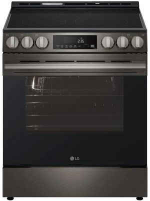 LG 30" Black Stainless Steel Slide In Electric Range