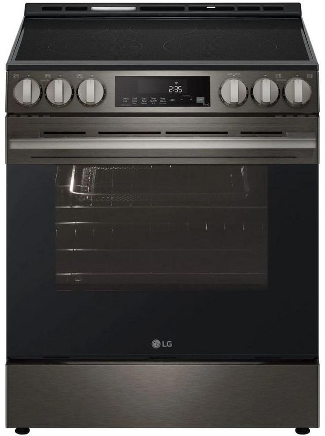 LG 30" Black Stainless Steel Slide In Electric Range