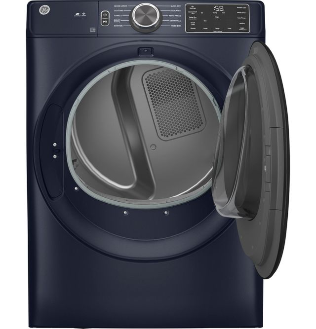 GE® ENERGY STAR® 7.8 Cu. Ft. Sapphire Blue Smart Front Load Gas Dryer with Sanitize Cycle-2