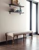 Kincaid® Weatherford Heather/White Belmont Dining Bench-1