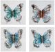 Bassett Mirror Metallic Butterflies 4-Piece Wall Art Set-0