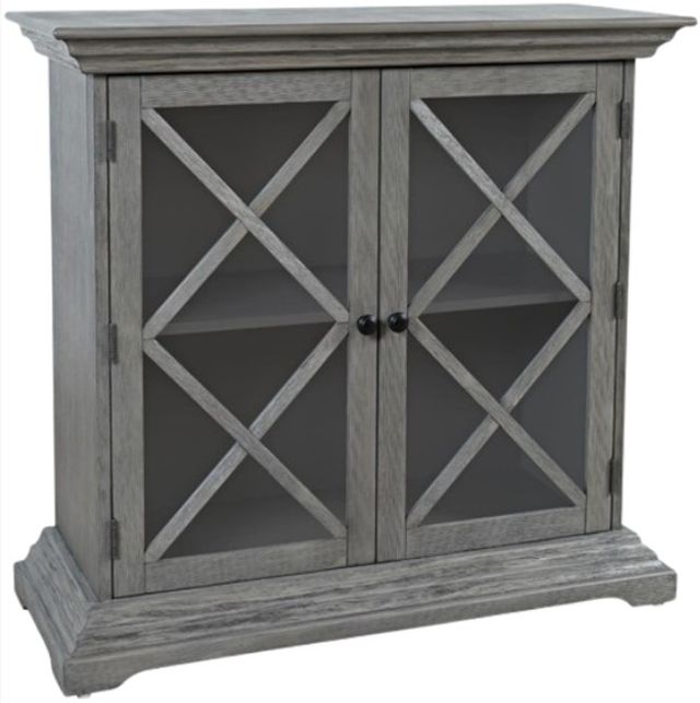 Jofran Inc. Carrington Gray Accent Cabinet-0