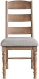 Intercon Highland Gray/Rustic Sandwash Ladder Chair-1