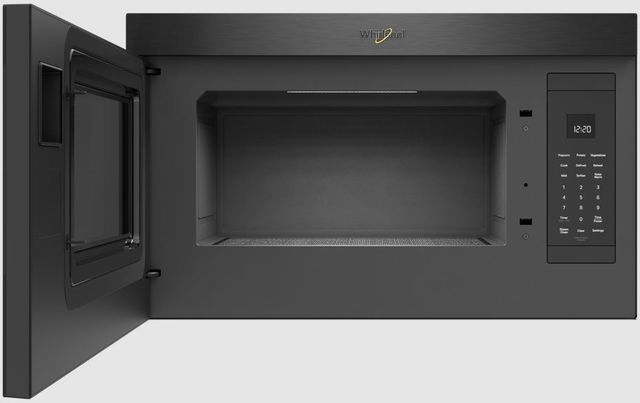 Whirlpool 30" 1.1 Cu. Ft. Fingerprint Resistant Black Stainless Steel Over the Range Microwave-3